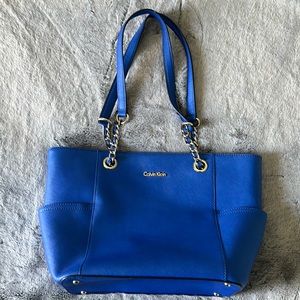 Calvin Klein royal blue purse